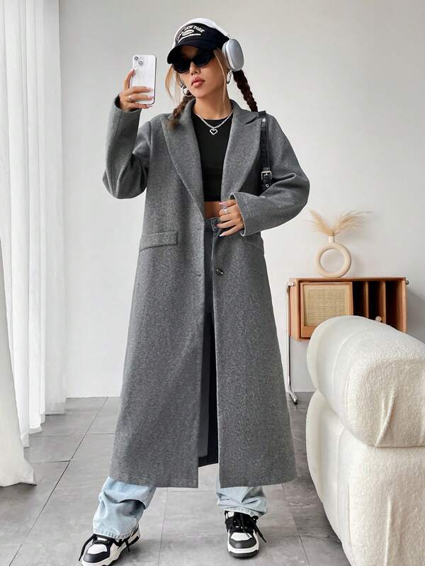 DriDa wollen trenchcoat