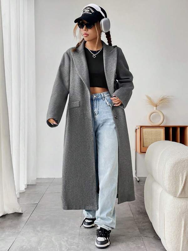 DriDa wollen trenchcoat