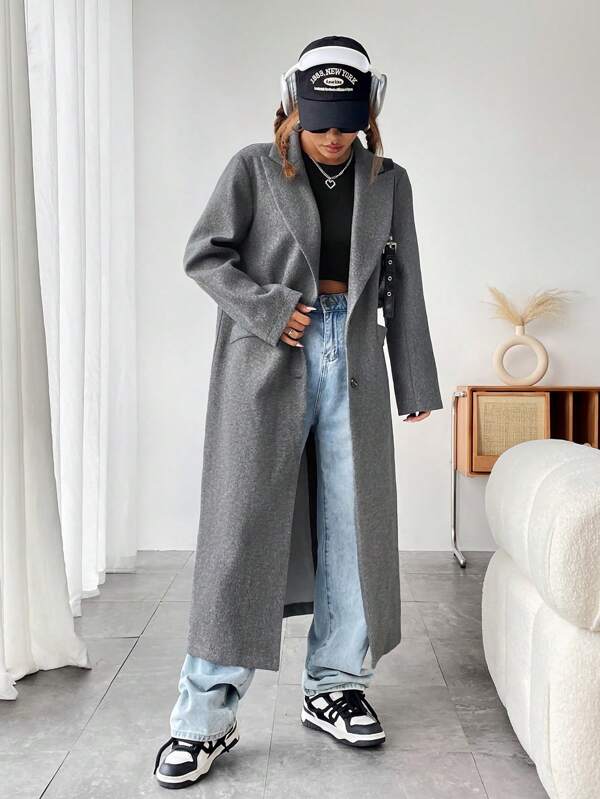 DriDa wollen trenchcoat