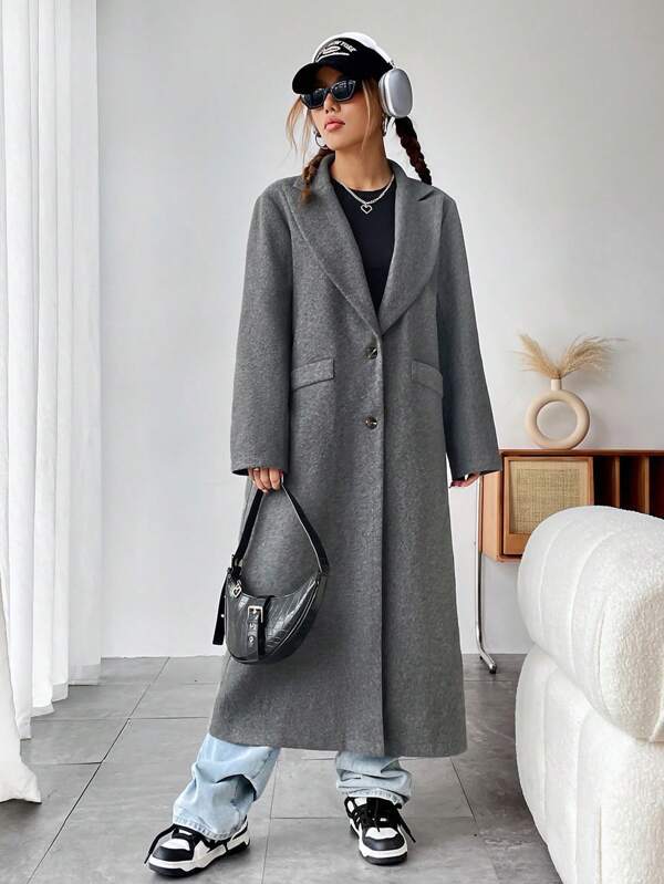 DriDa wollen trenchcoat