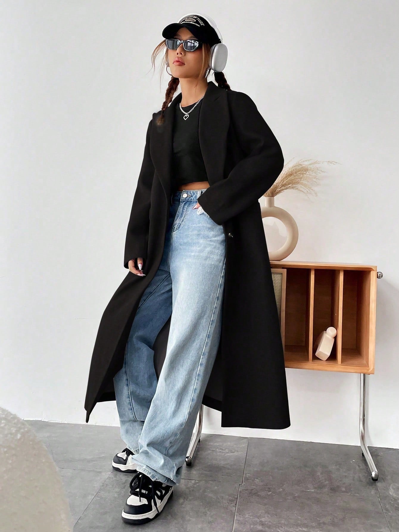 DriDa wollen trenchcoat