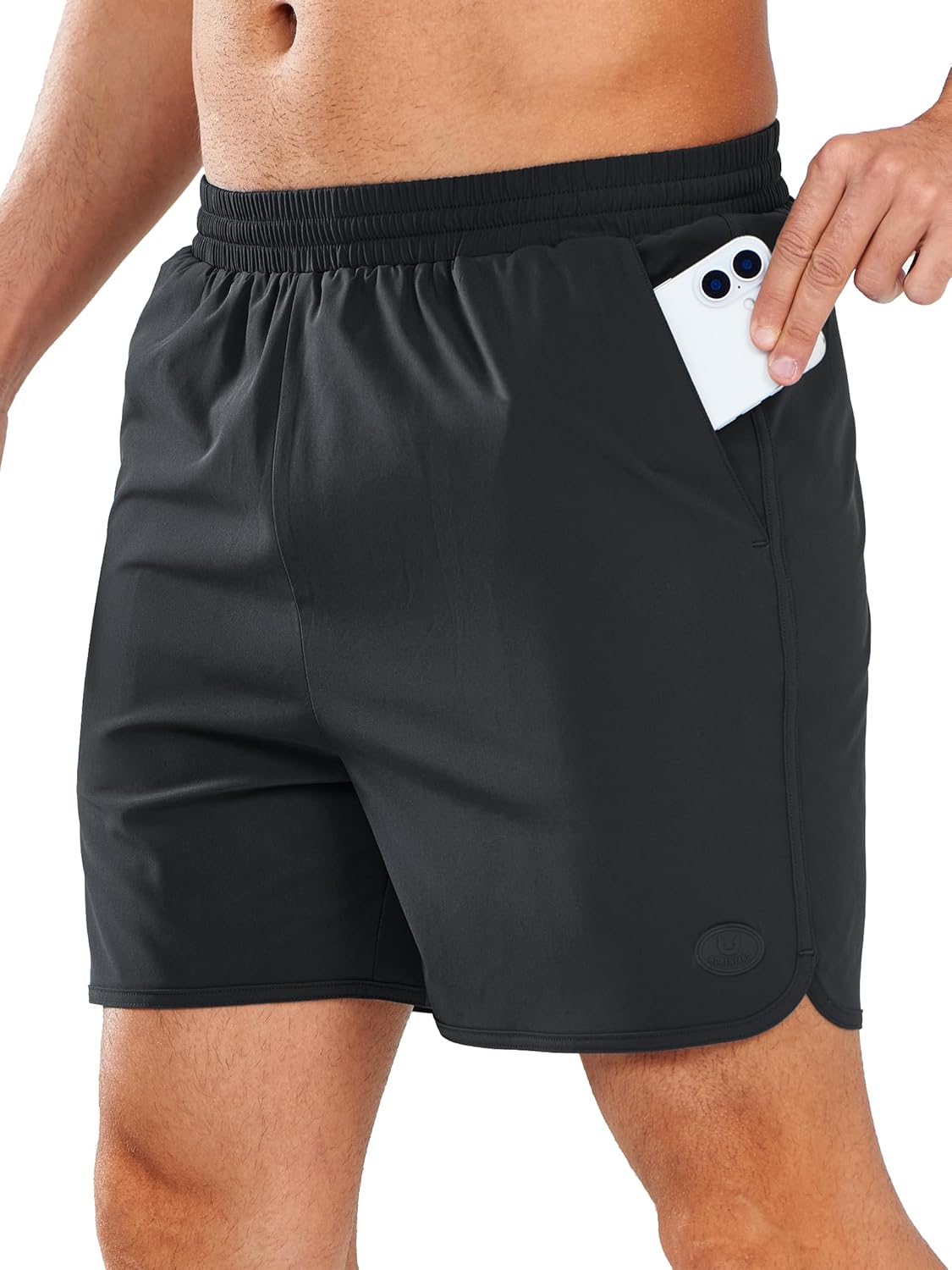 DriDa Heren 5-Inch Sneldrogende Zwemshort