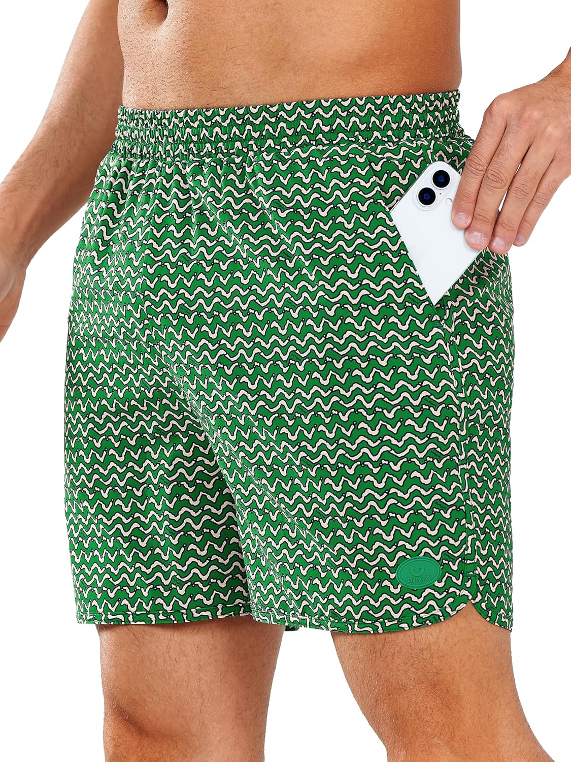 DriDa Heren 5-Inch Sneldrogende Zwemshort