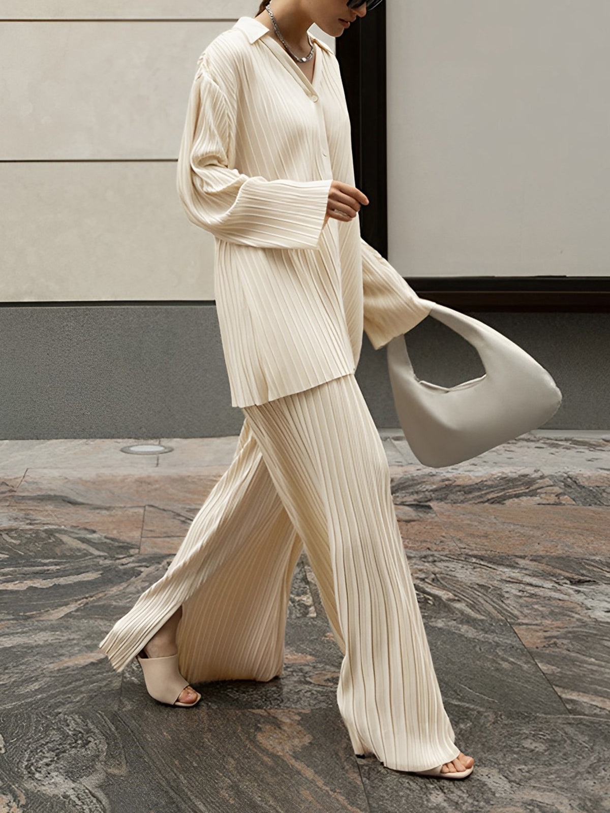 DriDa coduroy oversized tweedelige set