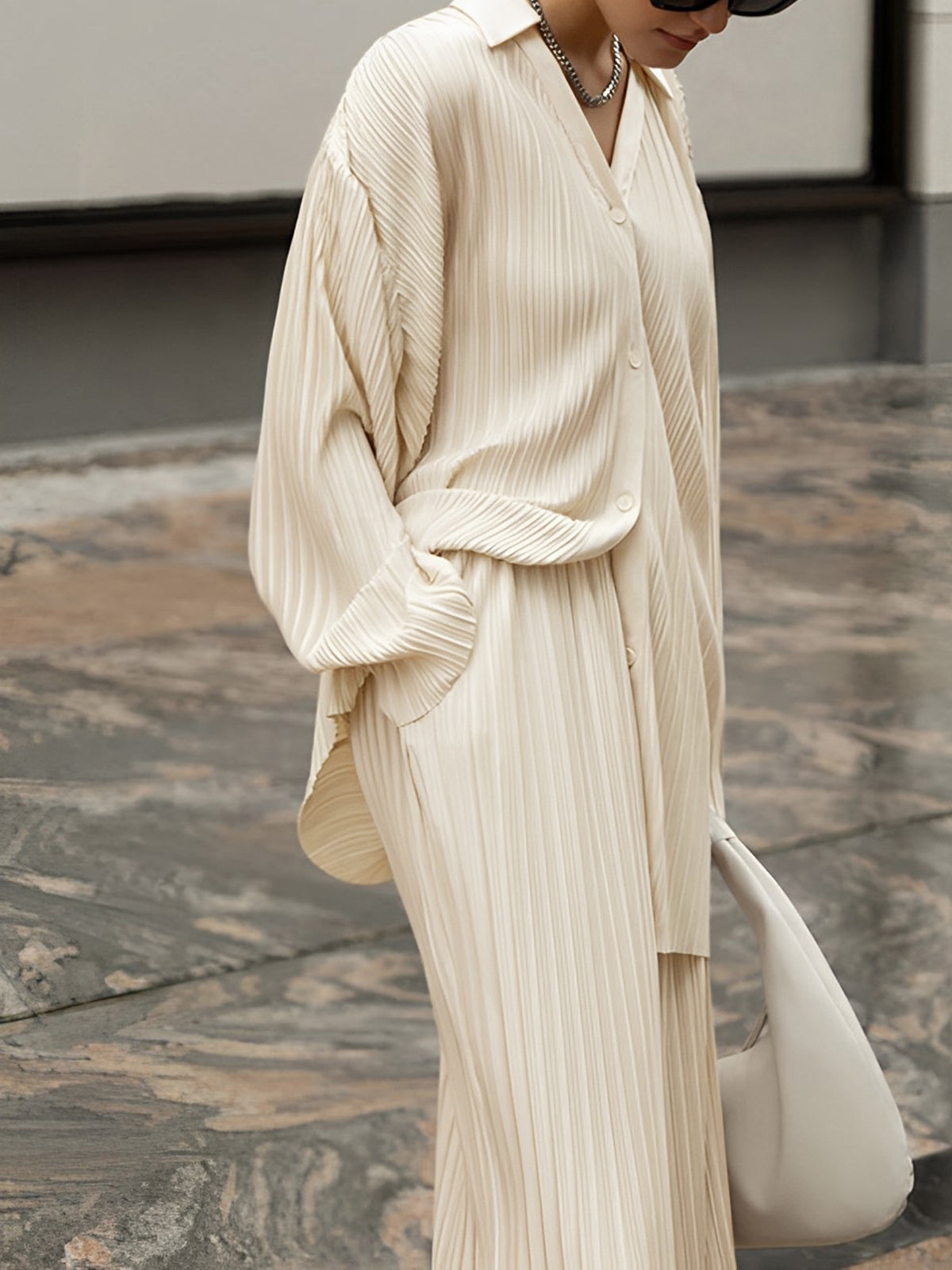 DriDa coduroy oversized tweedelige set