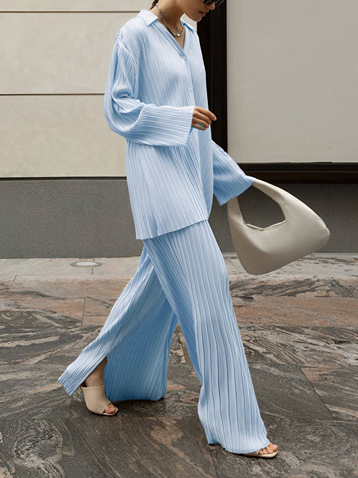 DriDa coduroy oversized tweedelige set
