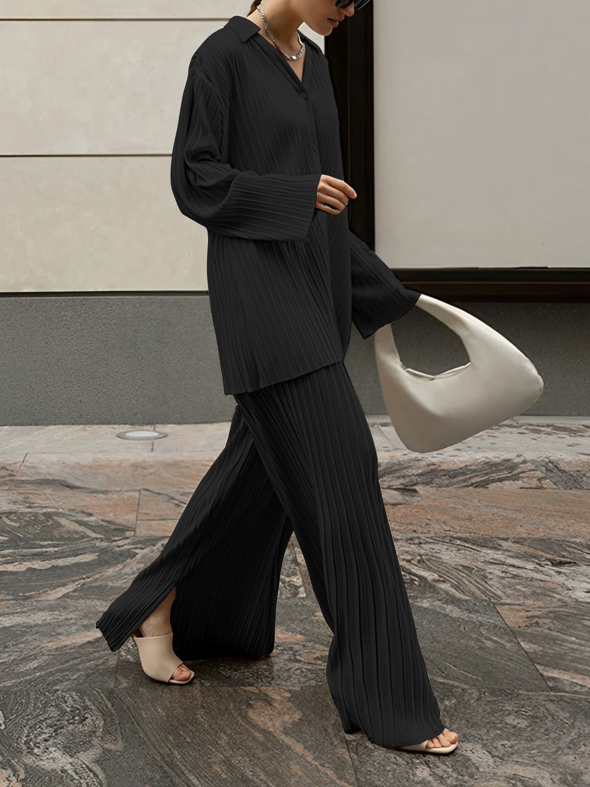 DriDa coduroy oversized tweedelige set