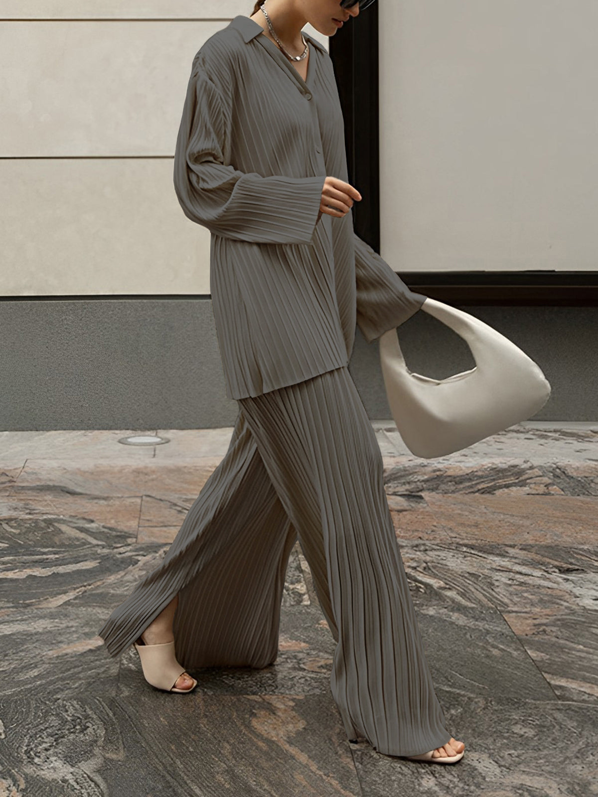 DriDa coduroy oversized tweedelige set
