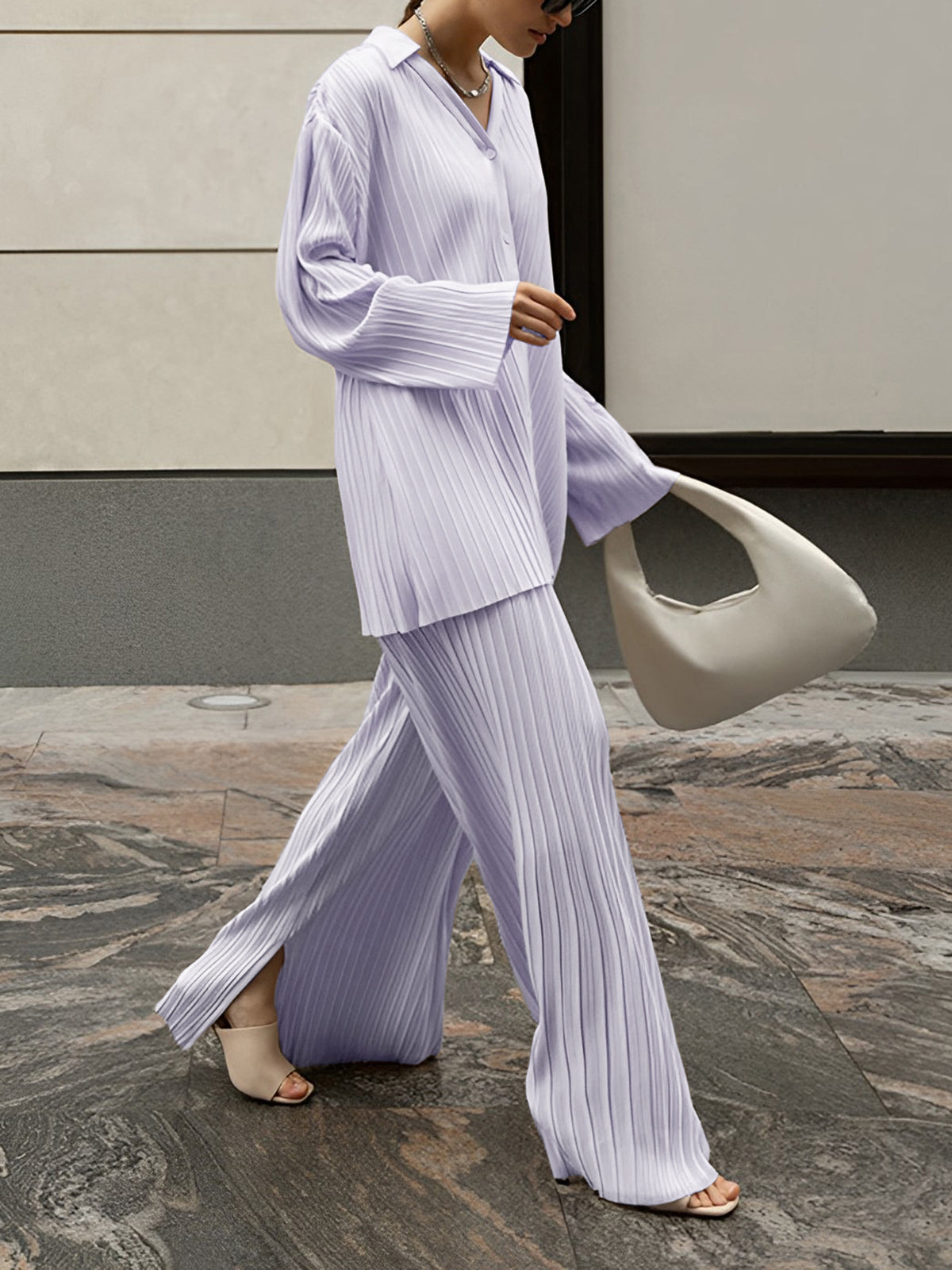 DriDa coduroy oversized tweedelige set