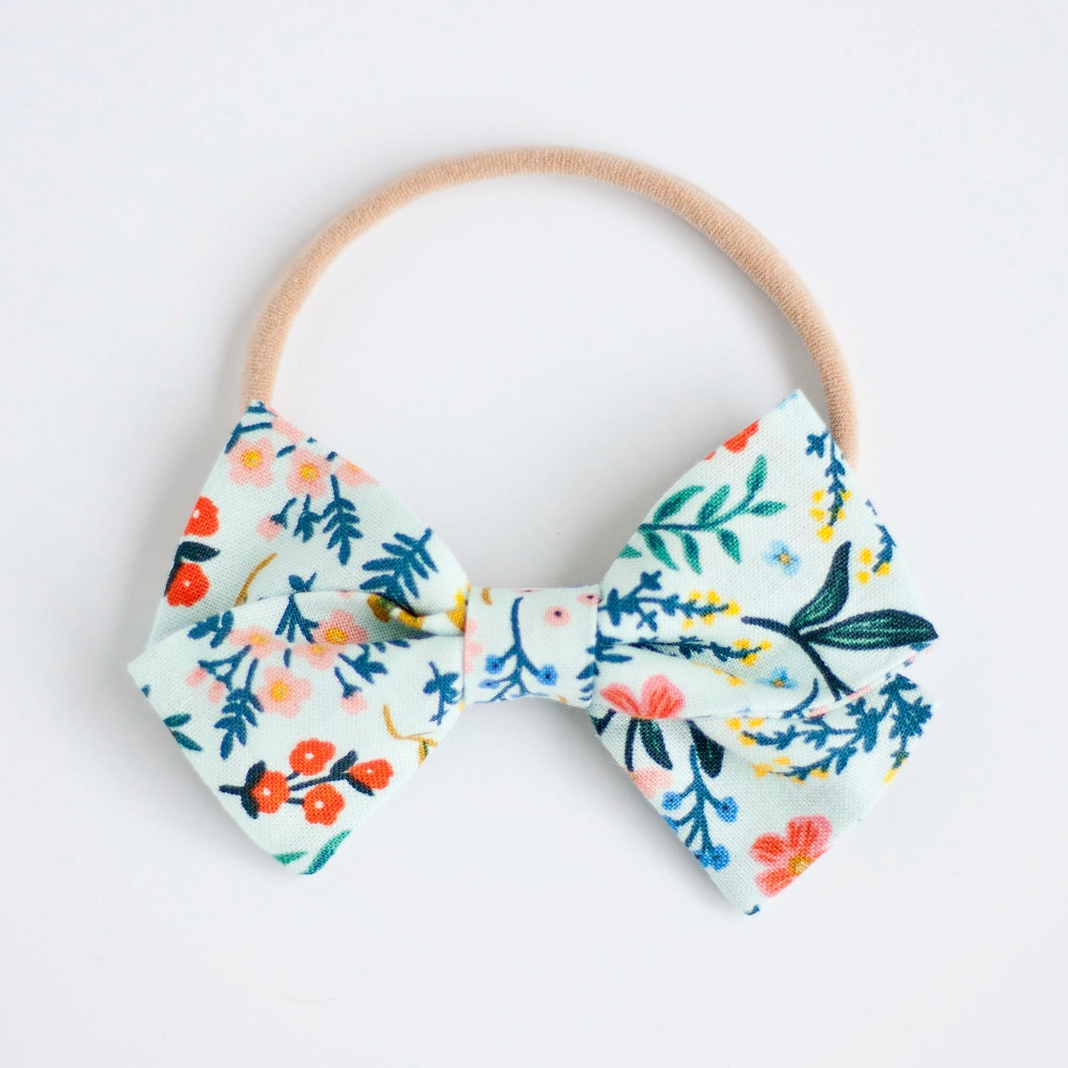 DriDa Voorgestrikte Vlinderdas Heren – Mint Metallic Floral
