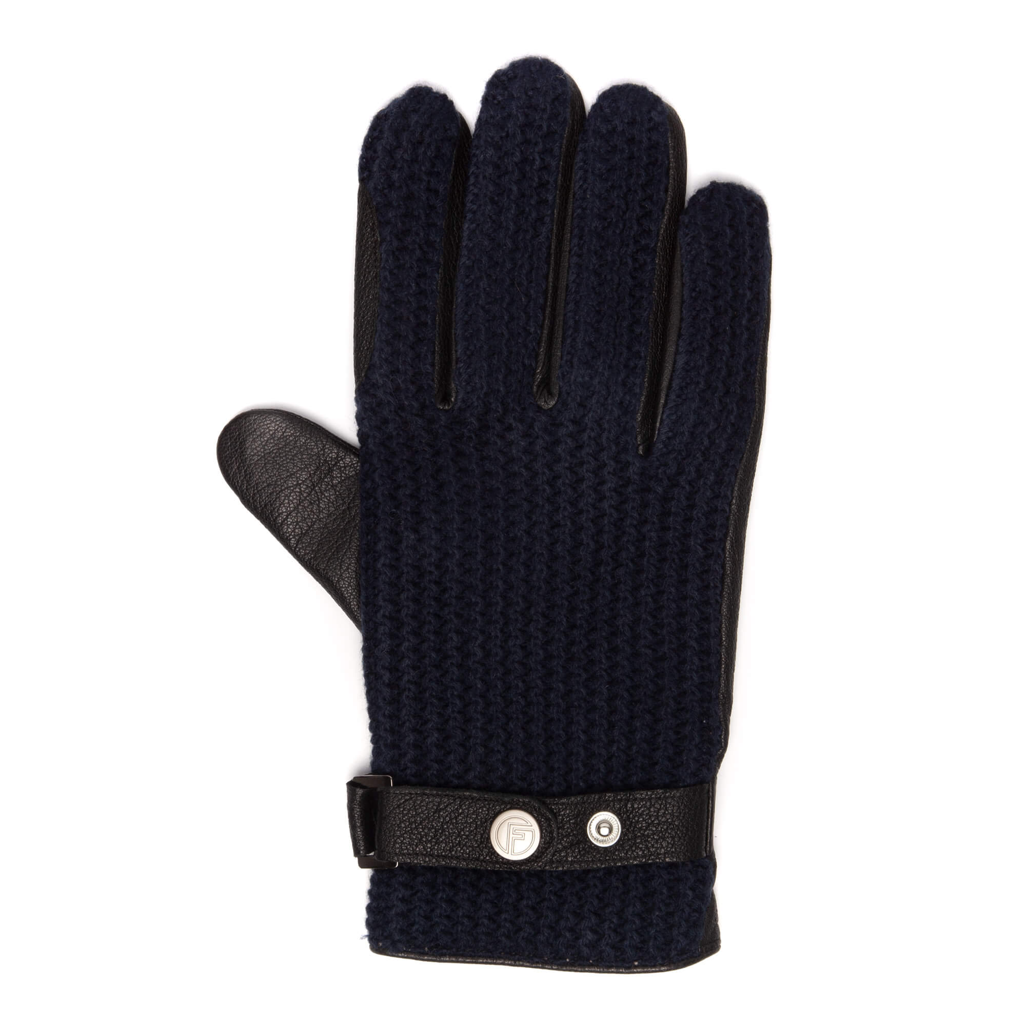 DriDa Heren Handschoenen – Blauw Geitenleer met Wol-Kasjmier Voering