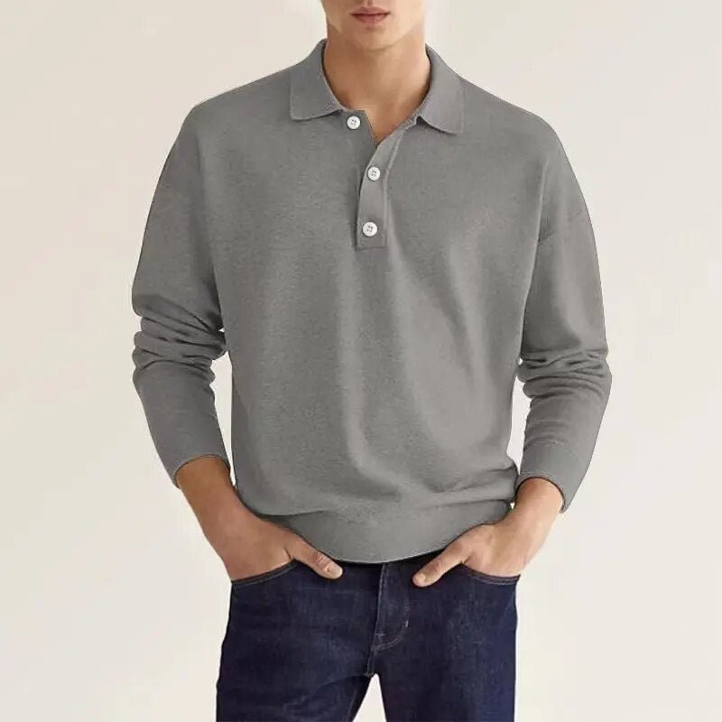 DriDa Elias Poloshirt met Lange Mouwen – Moeiteloze Elegant