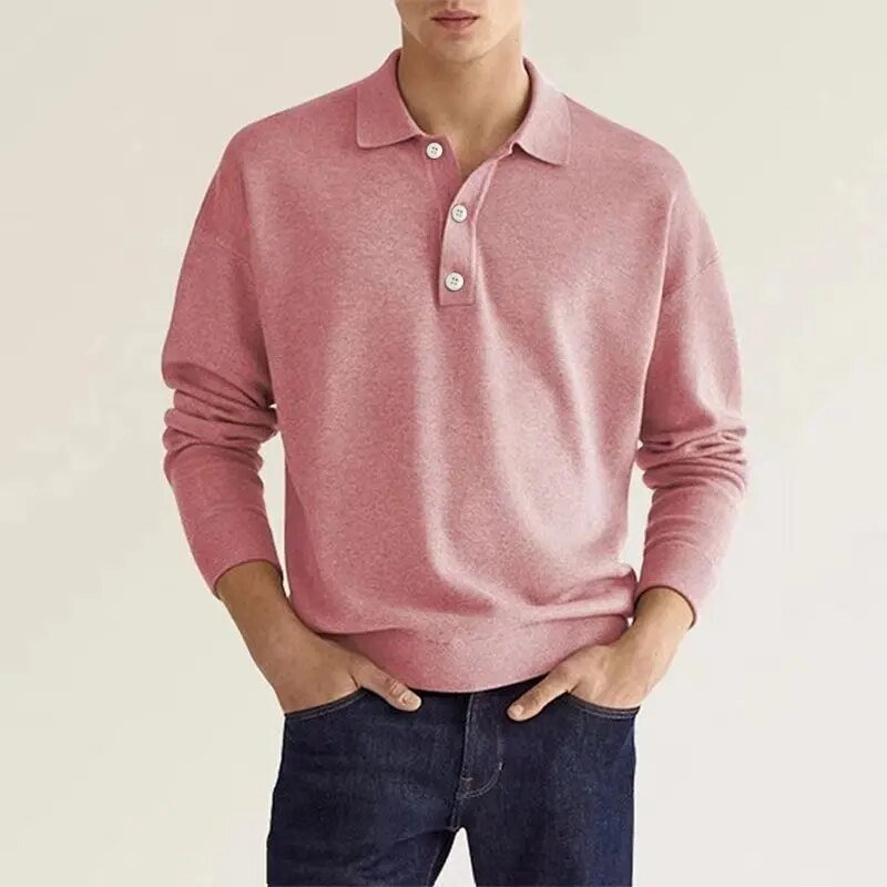 DriDa Elias Poloshirt met Lange Mouwen – Moeiteloze Elegant