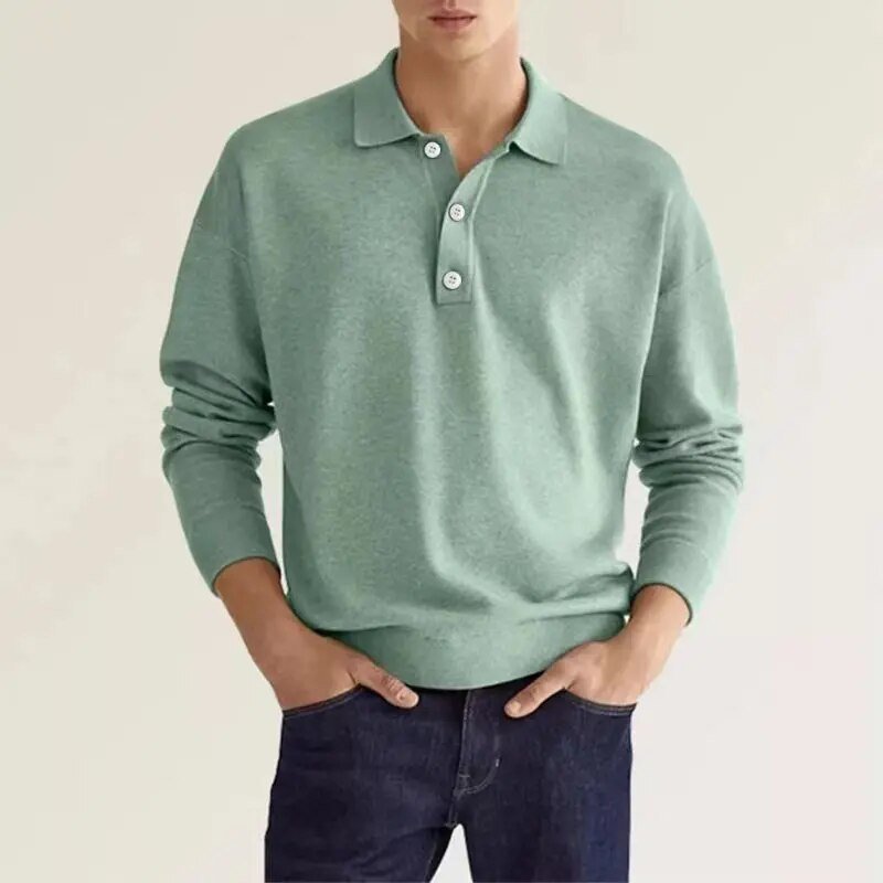 DriDa Elias Poloshirt met Lange Mouwen – Moeiteloze Elegant