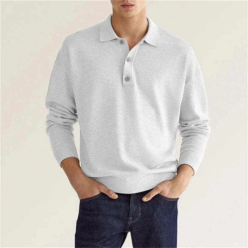 DriDa Elias Poloshirt met Lange Mouwen – Moeiteloze Elegant
