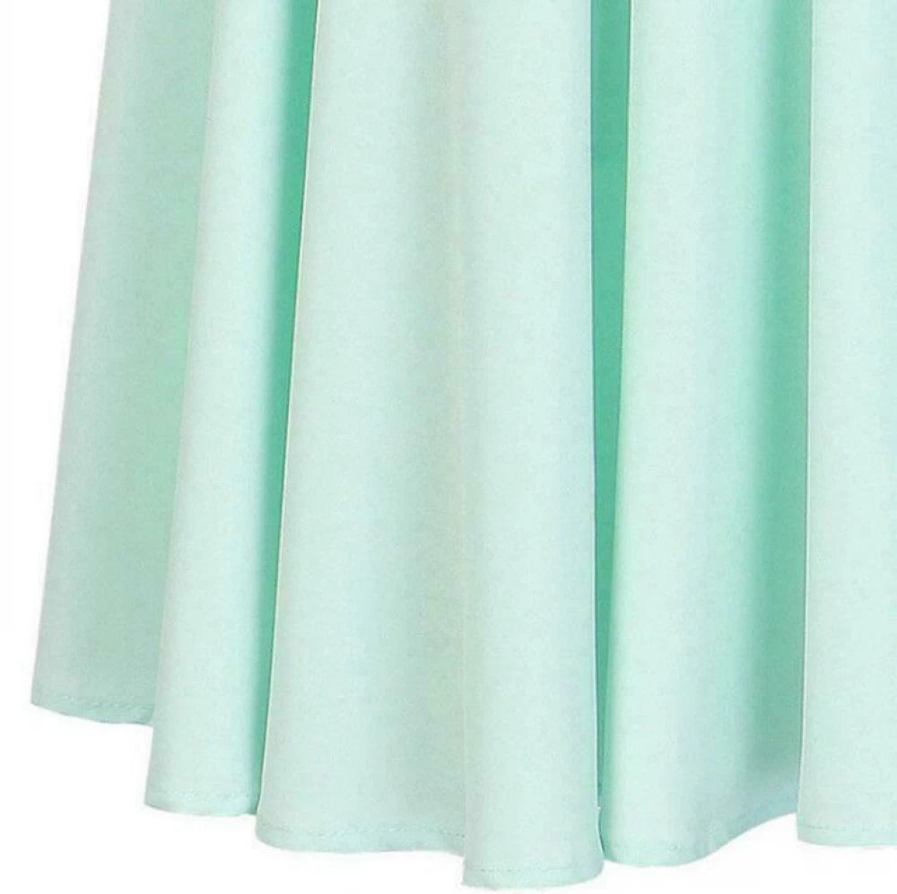 Stretch Skater Rok voor Dames – Midi Knielengte van DriDa