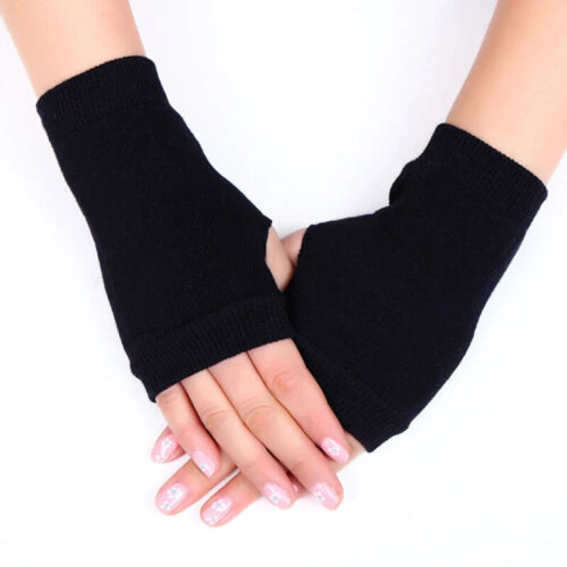 DriDa Gebreide Vingerloze Handschoenen voor Dames