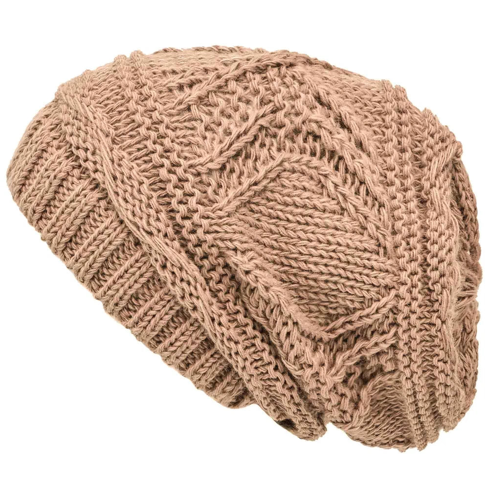 DriDa Gebreide Oversized Winter Beanie