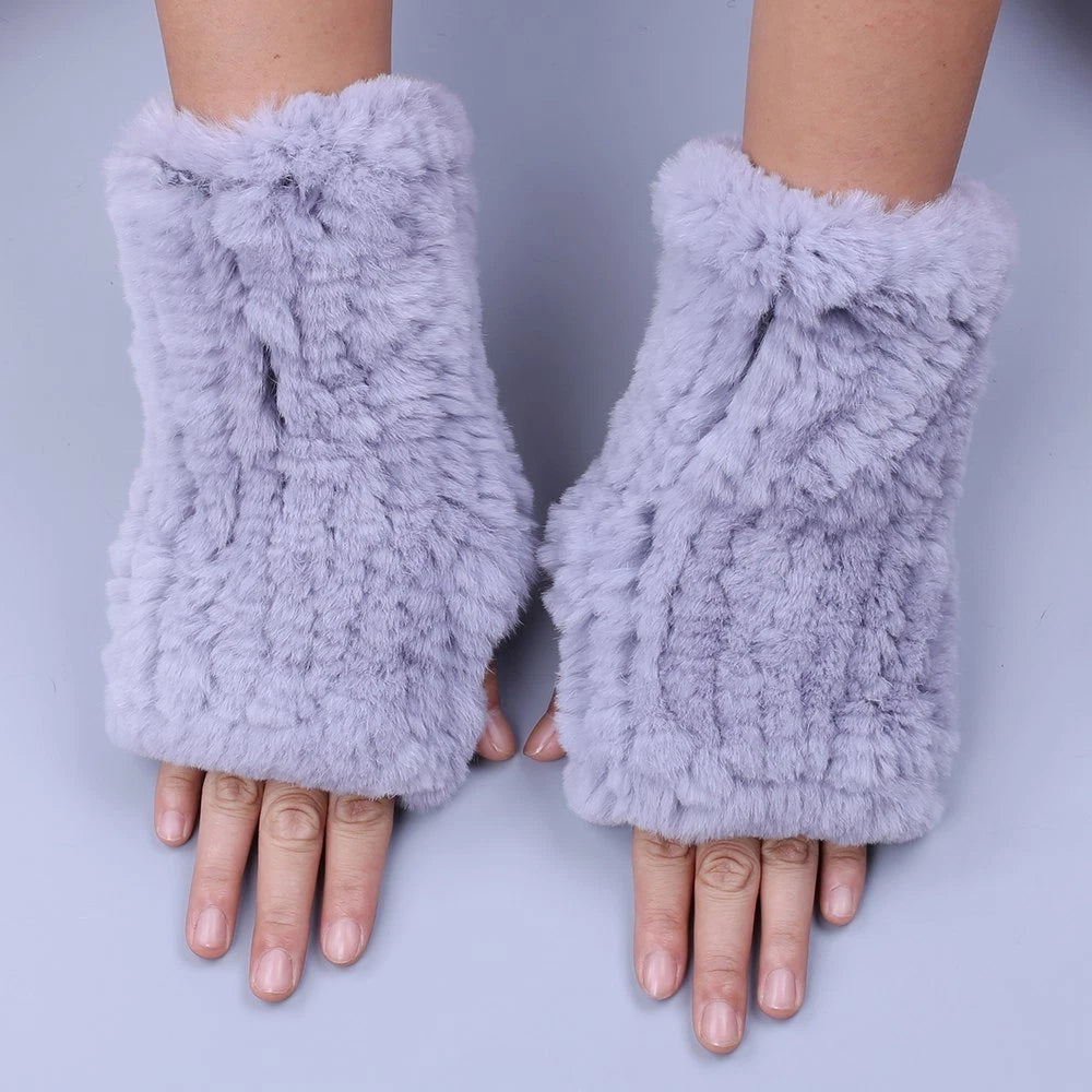 DriDa Echte Rex Rabbit Fur Dames Handschoenen