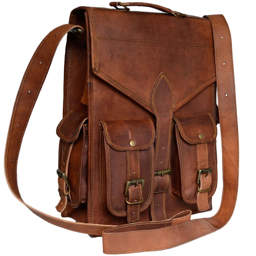 DriDa Unisex Leren Rugzak