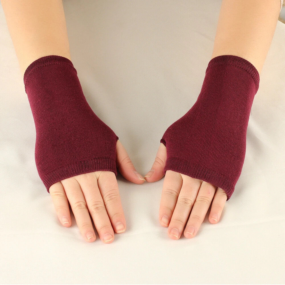 DriDa Gebreide Vingerloze Handschoenen
