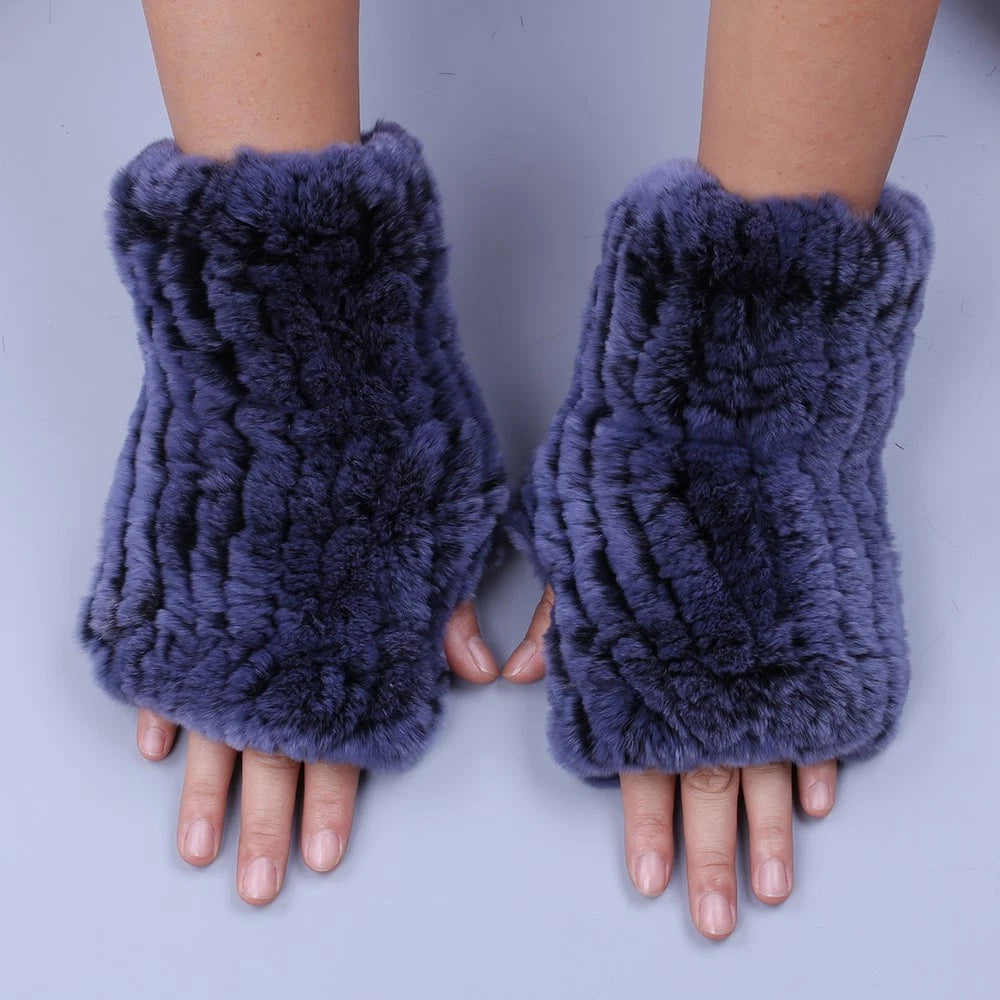 DriDa Echte Rex Rabbit Fur Dames Handschoenen