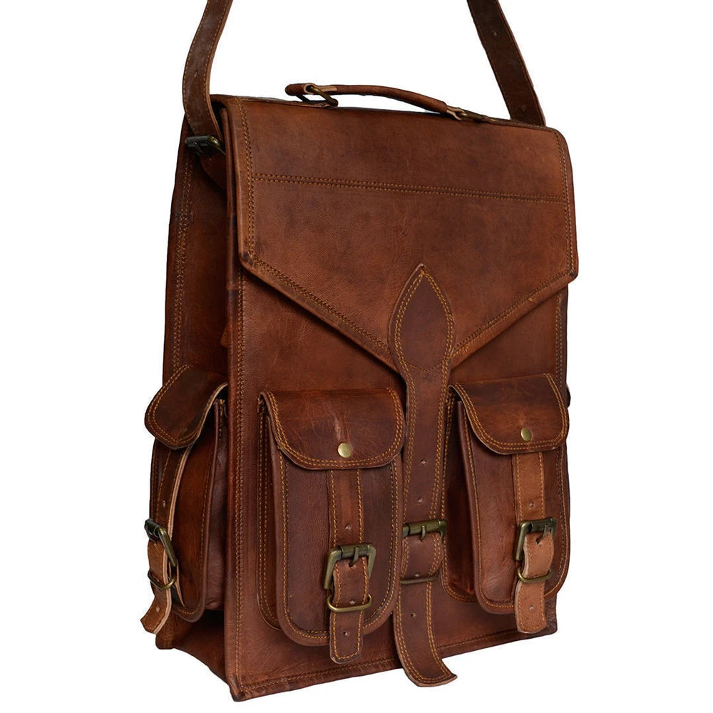 DriDa Unisex Leren Rugzak