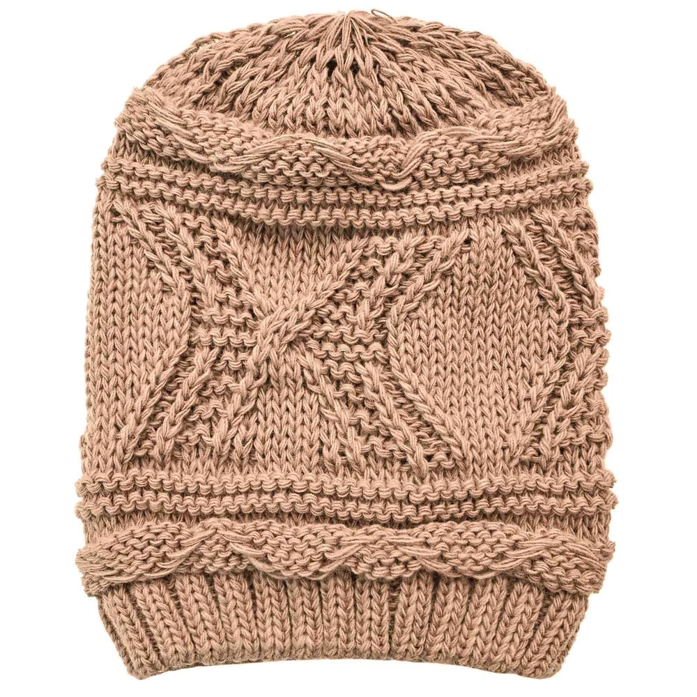 DriDa Gebreide Oversized Winter Beanie