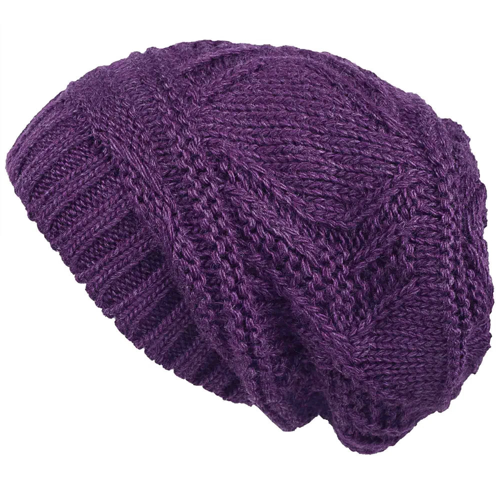 DriDa Gebreide Oversized Winter Beanie