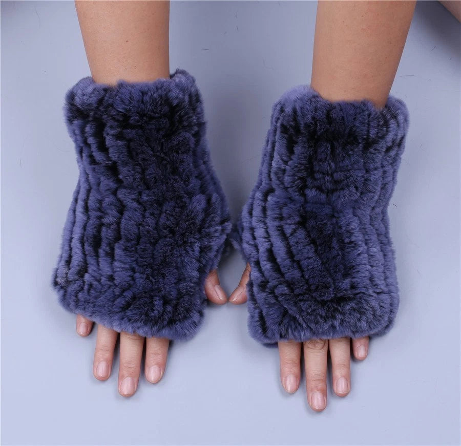 DriDa Echte Rex Rabbit Fur Dames Handschoenen
