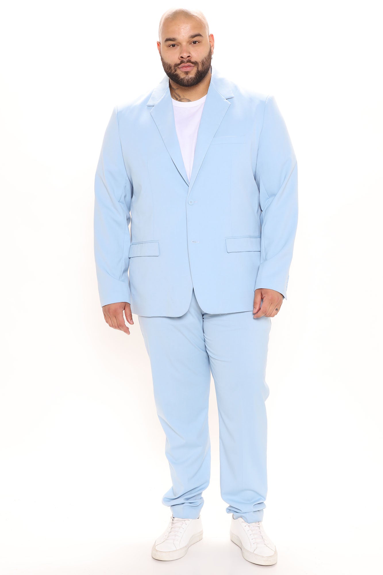 DriDa Modern Stretch Colbert – Lichtblauw