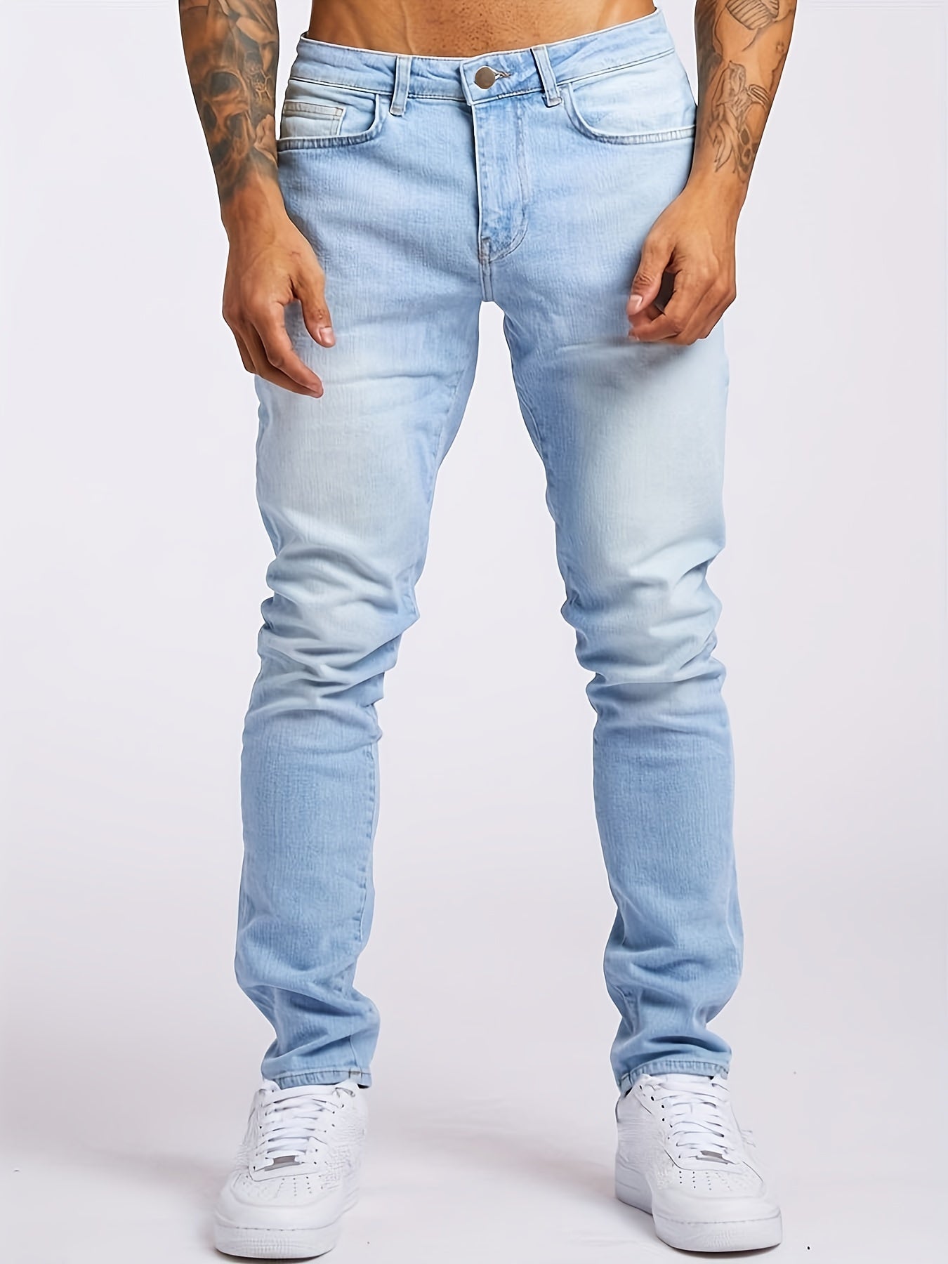 Donkerblauwe Slim Fit Jeans -DriDa