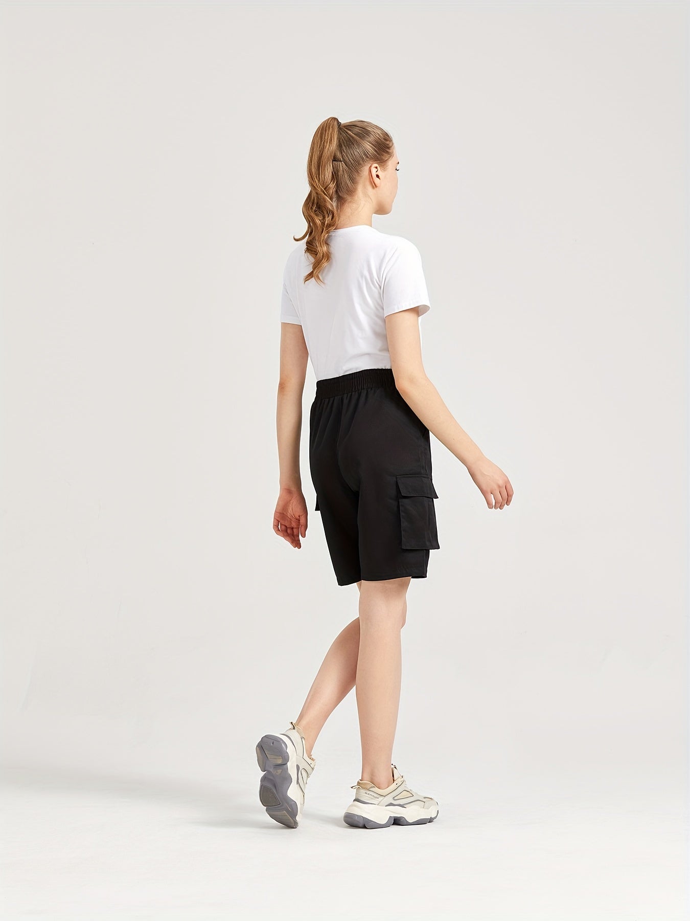 Zwart Cargo Stijl Short - DriDa