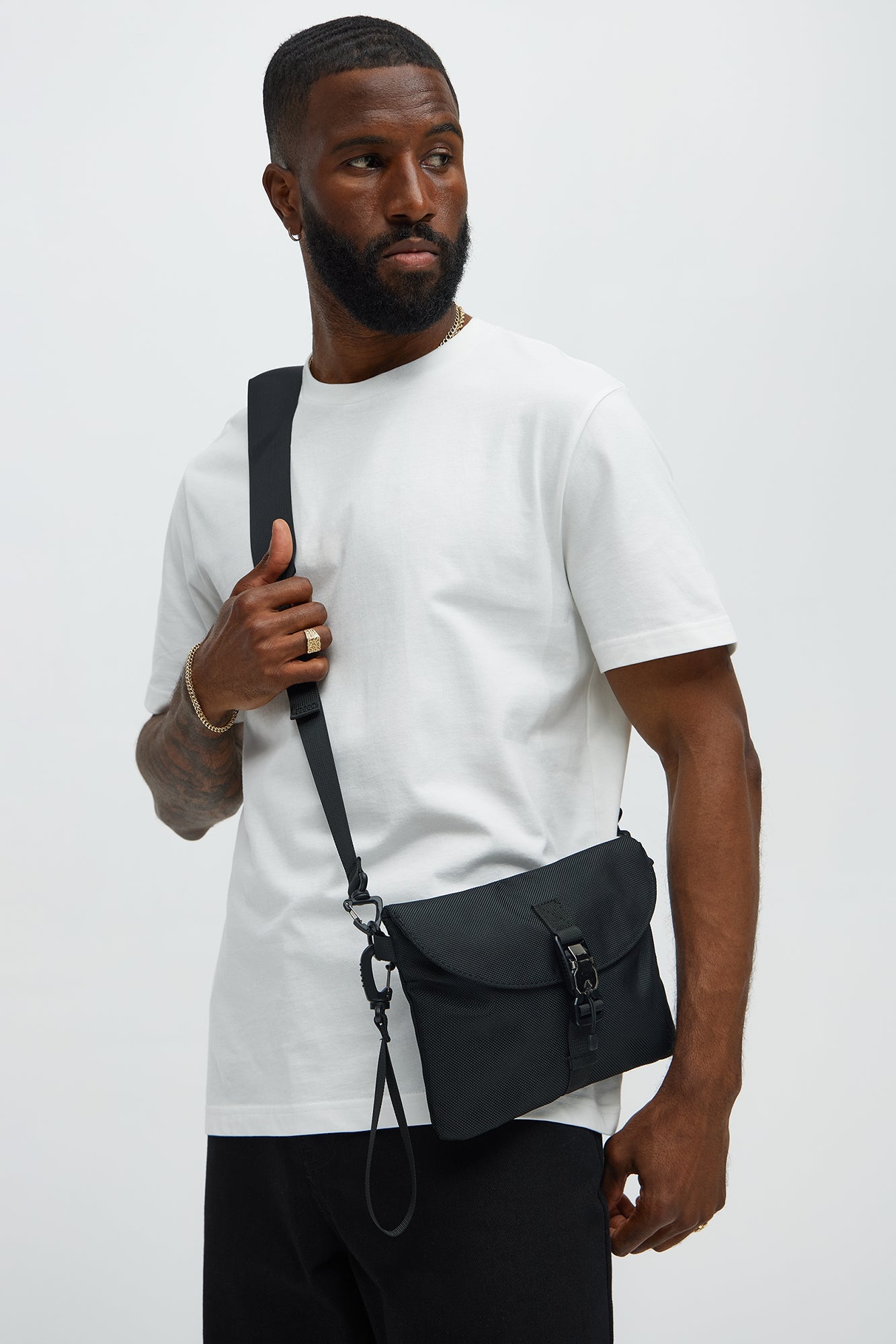 DriDa Crossbody Tas met Magneetsluiting – Zwart