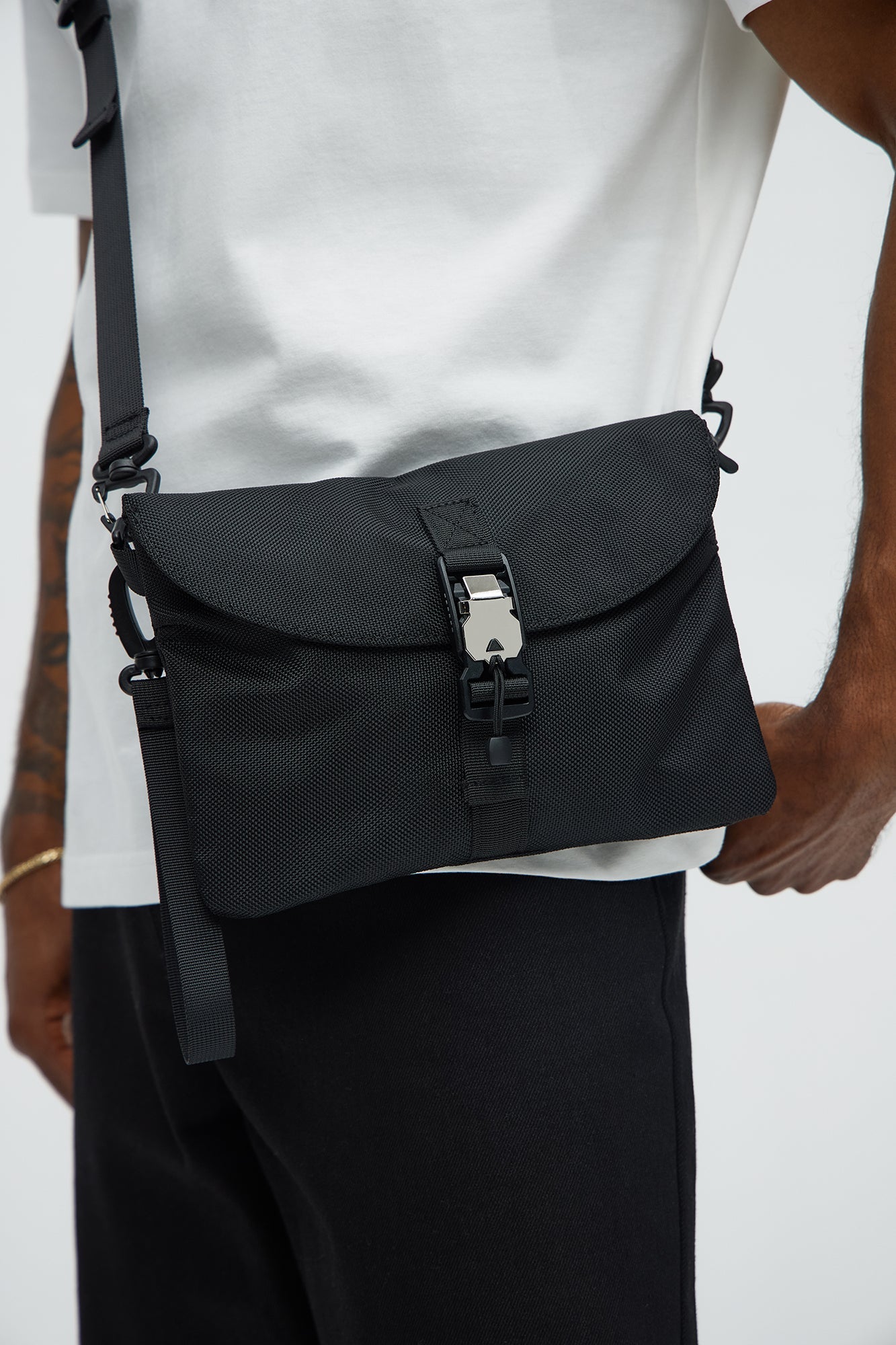 DriDa Crossbody Tas met Magneetsluiting – Zwart