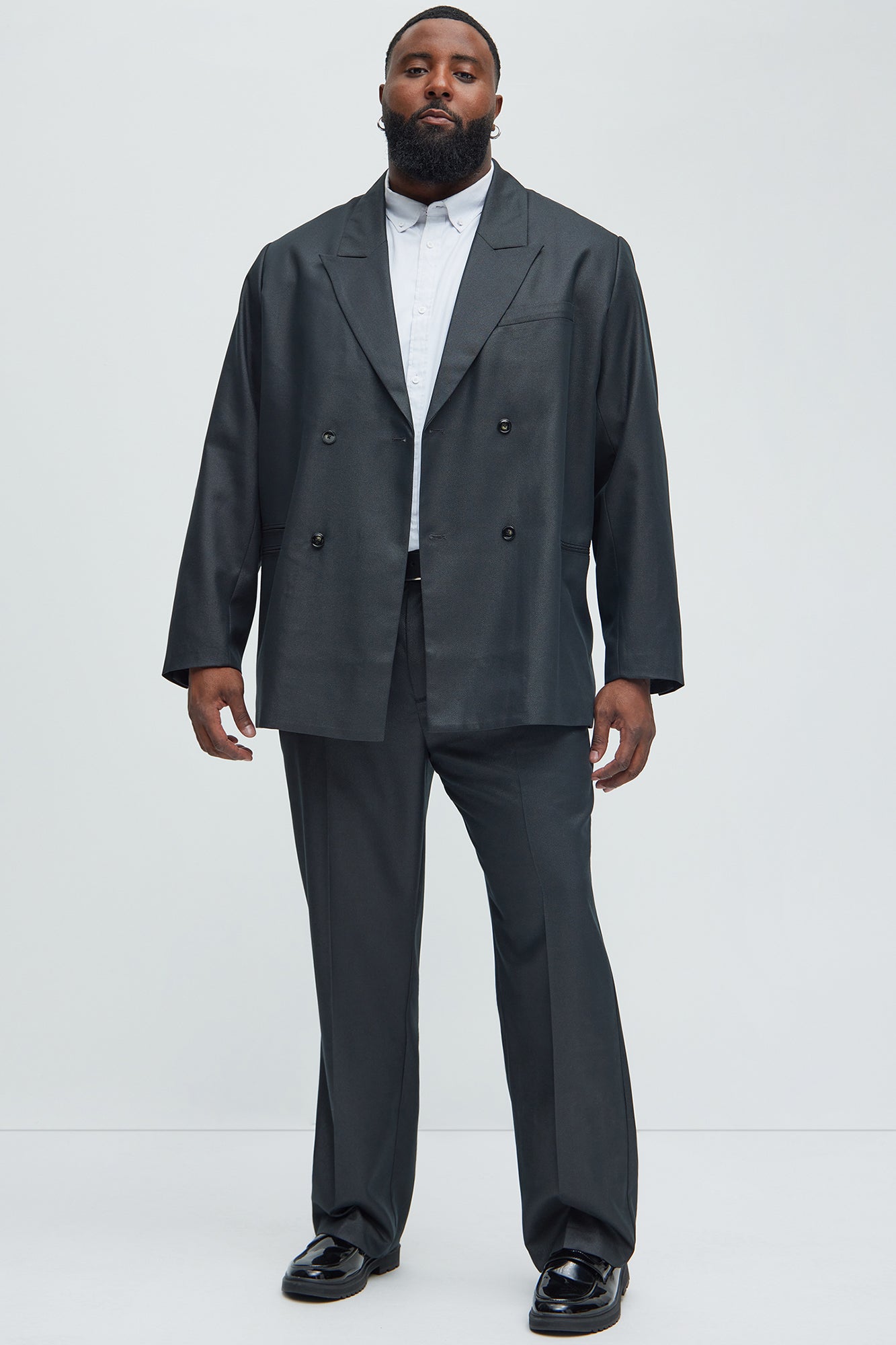 DriDa Hulbert Blazer met Dubbele Rij Knopen – Zwart