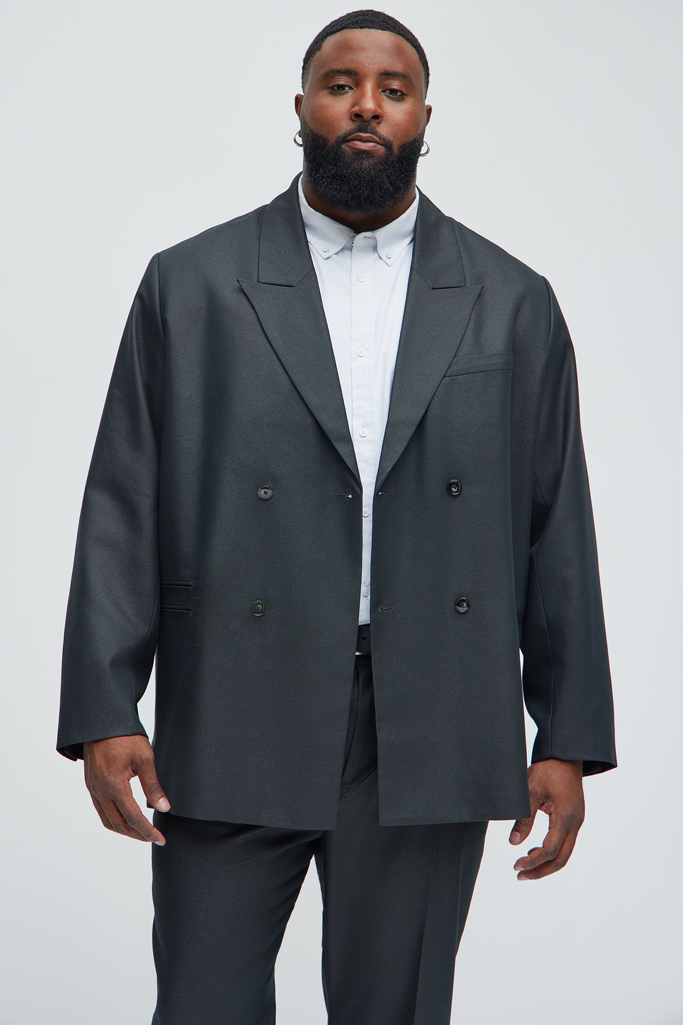 DriDa Hulbert Blazer met Dubbele Rij Knopen – Zwart