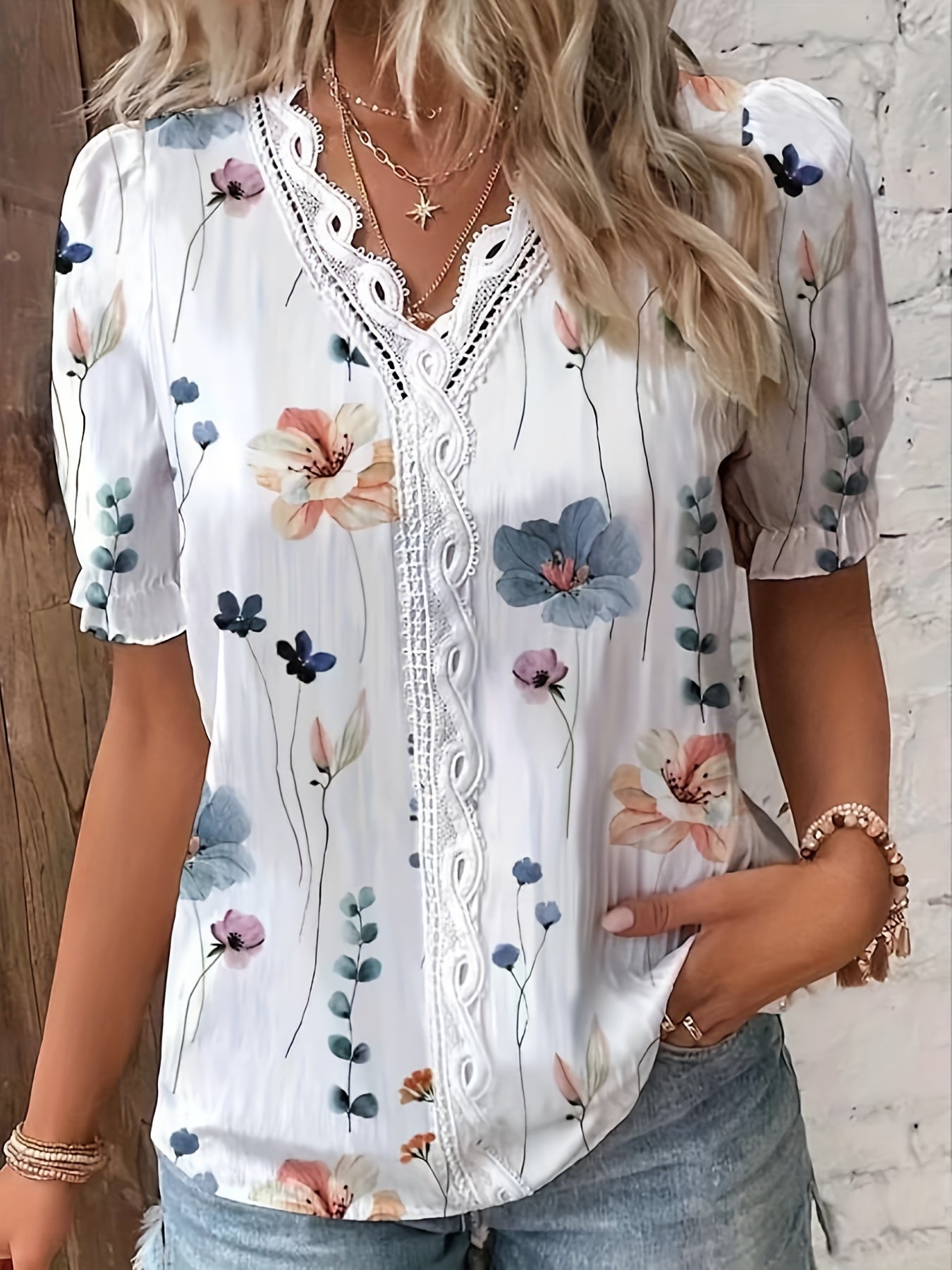 Lichtgroene Boho Blouse - DriDa