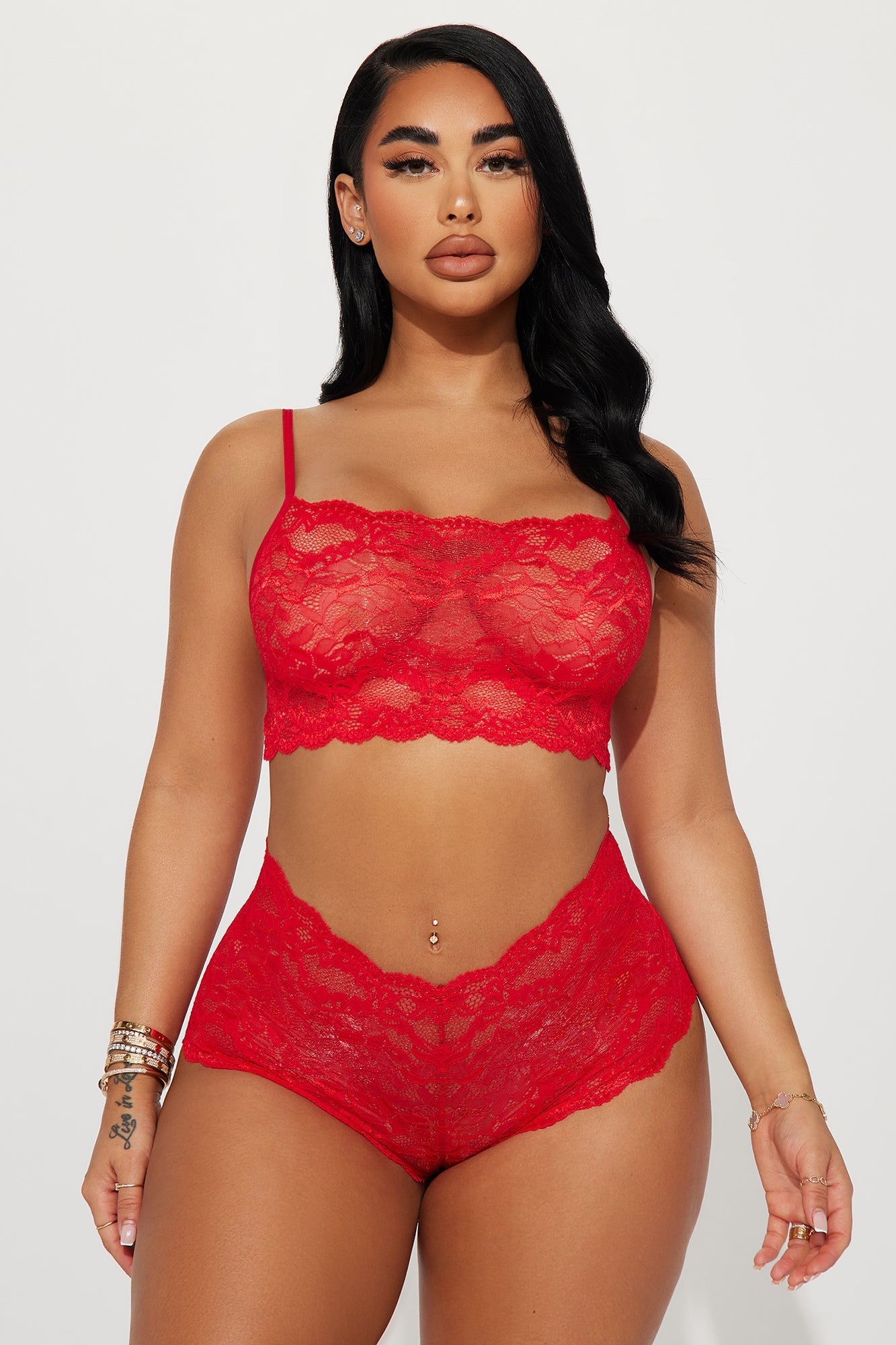 DriDa Zwoele Momenten Kant 2-Delige Set – Rood