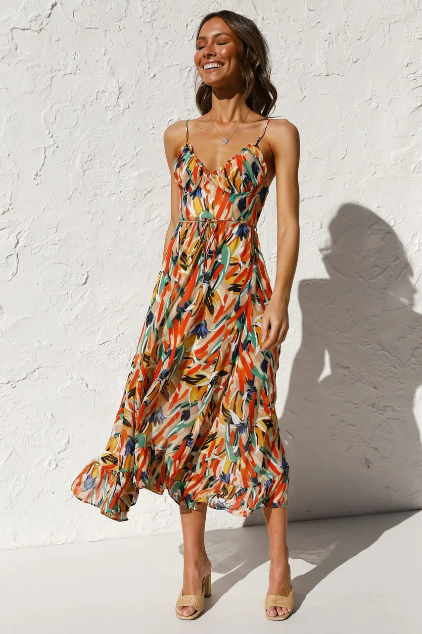 Abigail Boho Chic Jurk