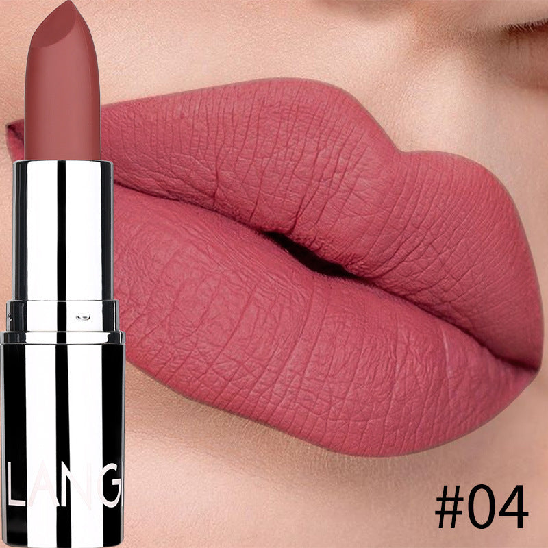 Zilver matte lippenstift