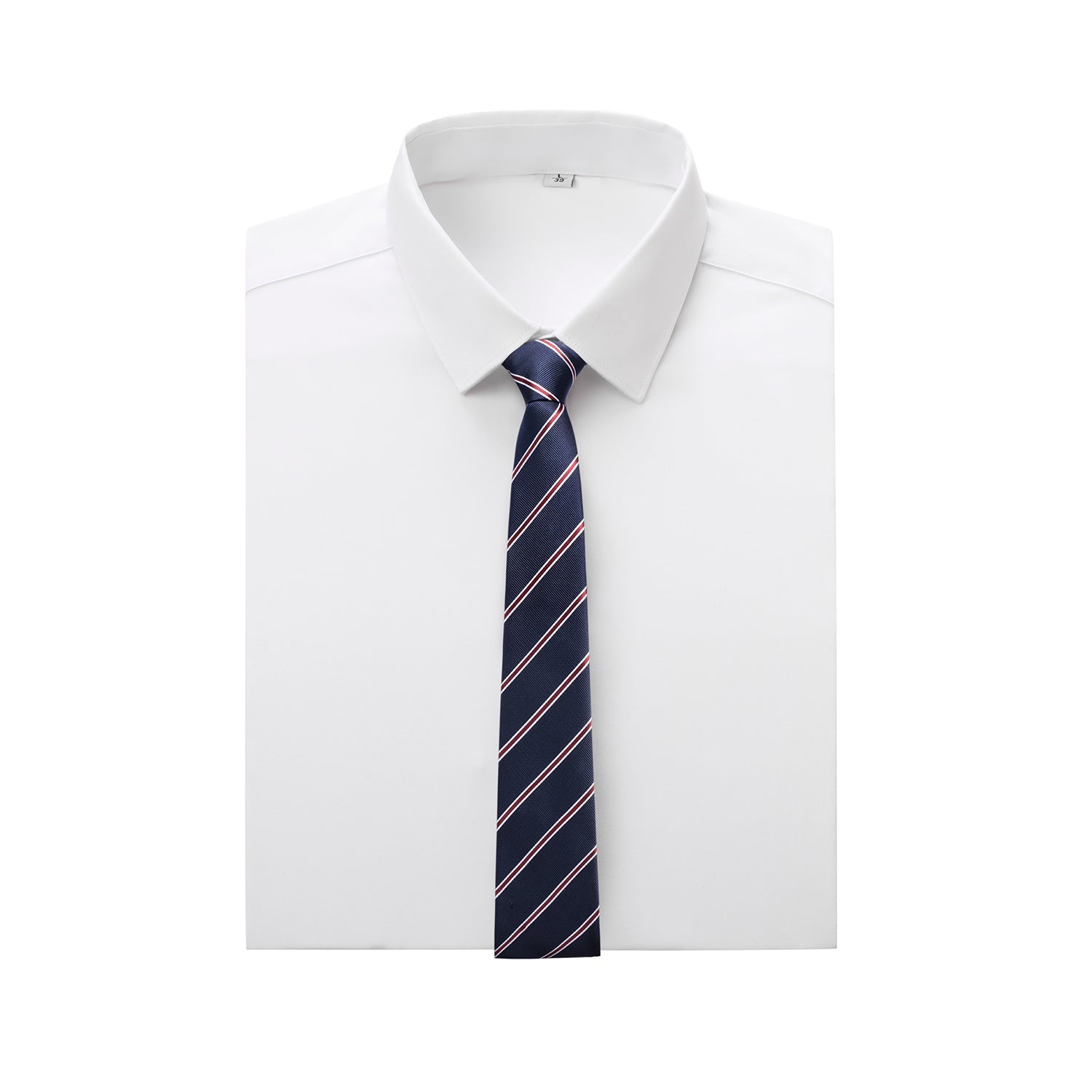 Classic Tie- Stripe Blue & Red