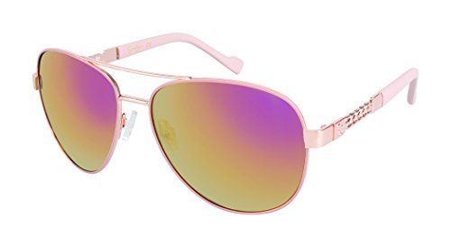 Jessica Simpson Women's J5596 Classic Metal Aviator Pilot Sunglasses with UV400 Protection - Glamorous Sunglasses for Women, 60mm