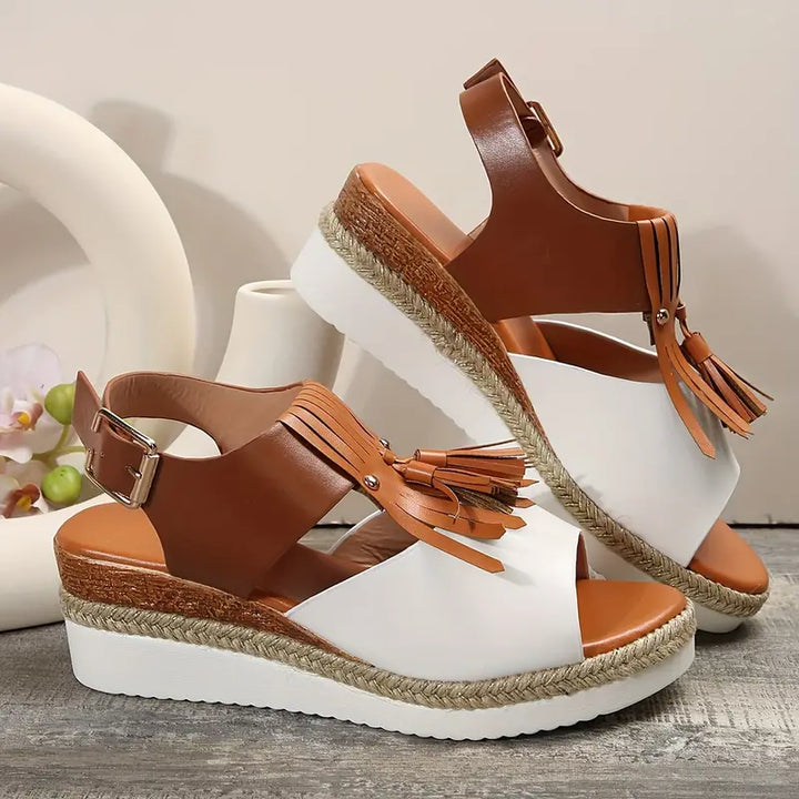 Evi | Stijlvolle colorblock sandalen voor dames