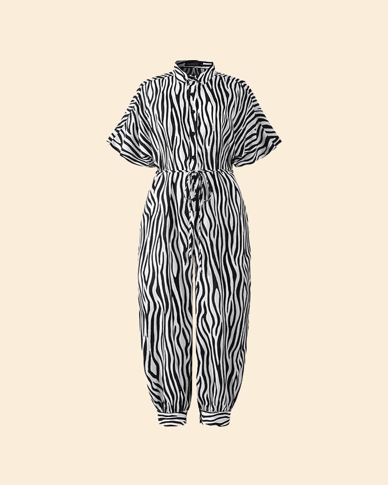 Pleun Veelkleurige vintage jumpsuit