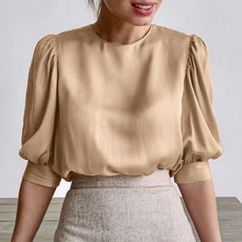 Gisele | Elegante satijnen blouse