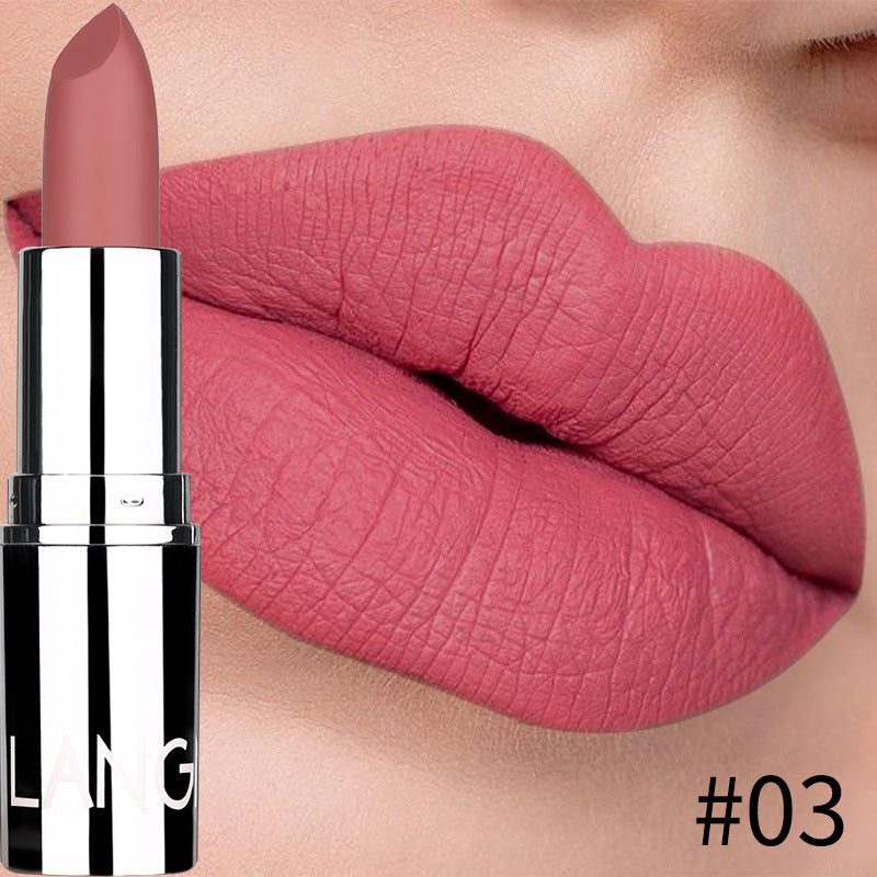 Zilver matte lippenstift