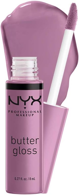 NYX professional makeup Butter Gloss, Non-Sticky Lip Gloss - Sugar Glass