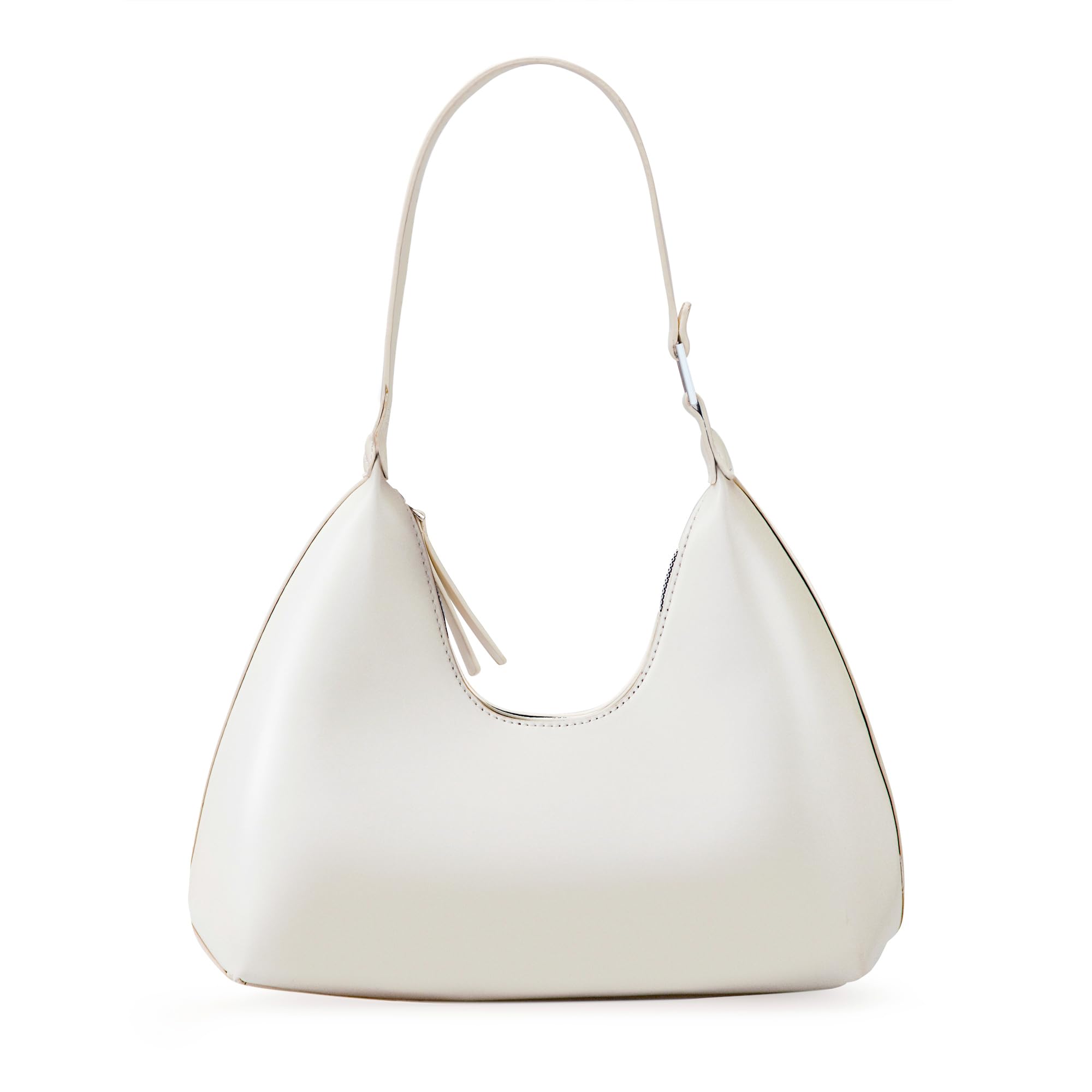 Hobo Shoulder Bag for Women Trendy Lightweight Soft Foldable Leather Hobo Tote Handbag with Coin Purse for Women