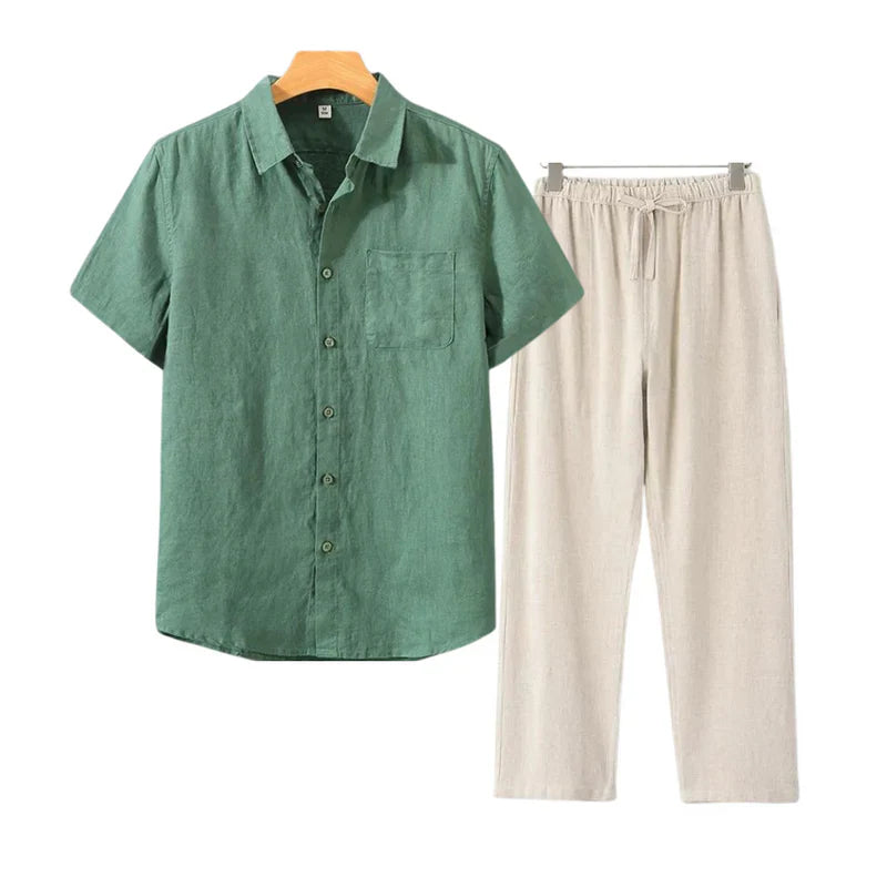 Old Money Linen Combo (Shortsleeve)